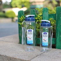 Lock lock lock portable handy cup Male and female student sports fitness cup Korean simple plastic large capacity water cup