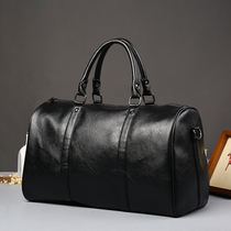 2021 new portable business casual mens bag shoulder oblique leather official documents out of the bag travel bag tide men