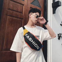 Personality Trend Street Mens Small Chest Bag Casual Single Shoulder Bag Fashion New 100 Hitch Pocket Rear Backpack Tide