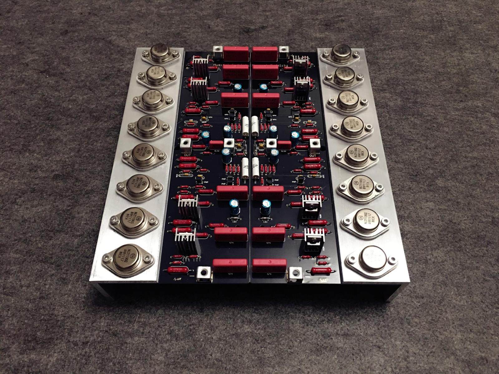 音乐传真a1000大功率甲类功放板