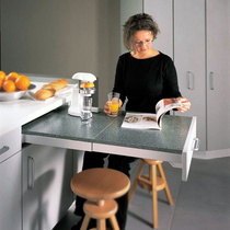 German quality stainless steel kitchen cabinet Simple retractable function dining table Folding stretch activity European style dining table accessories