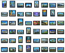 Traveling abroad commemorative creative refrigerator stickers Panama Italy Malay Croatia Japan Russia Spain orphans