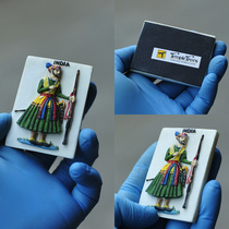 India Bhutan Nepal Kathmandu Sri Lanka Southwest Asia Creative resin refrigerator sticker tourist souvenir