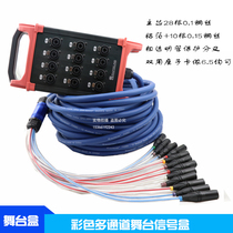 Double Multi-Core Signal Cable 8 12 16 24 Road Multi-channel Stage Box Signal cable car Cannon junction box