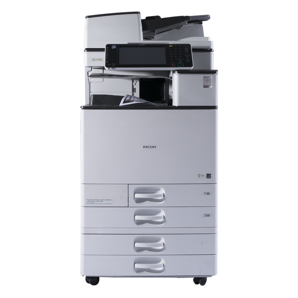 理光打印机mpc6004彩色复印机激光大型a3a4一体高速双面商用速印