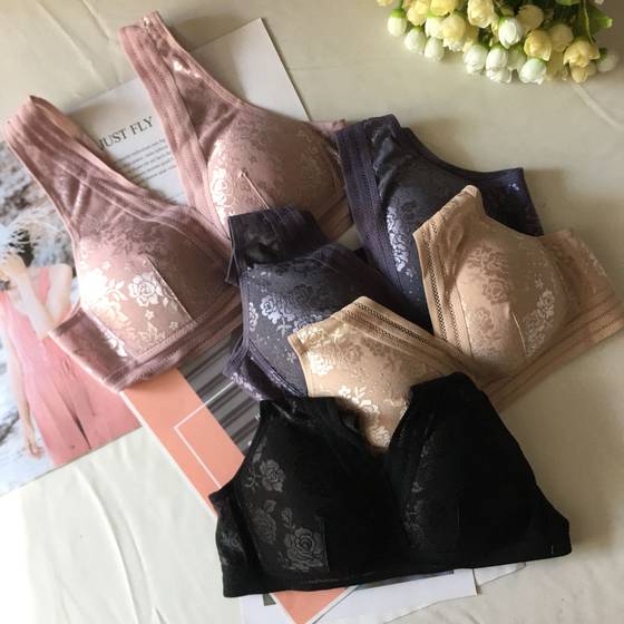 New vest-style wide shoulder strap lingerie with three-breasted cotton lining without steel rings and thin cups slightly gathered bra New vest-style wide shoulder strap lingerie with three-breasted cotton lining without steel rings and thin cups slightly gathered bra