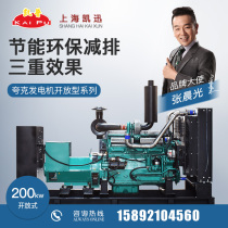200kw Shanghai Kaipu KP9D310D2 diesel generator set automatic hotel hospital backup building quark