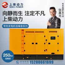 250kw mute Shangchai shares SC13G420D2 automatic diesel generator set hotel hospital building quark