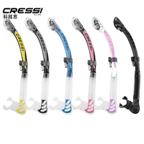 Italy CRESSI Alpha professional diving equipment Snorkeling full dry snorkel multicolor