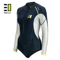 Enthdegree Australian womens warm diving suit one bikini wetsuit antibacterial boating surfing