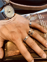 Spot) Japanese craftsman grade North Works Collection grade Morgan silver coin restructuring ring ring ring