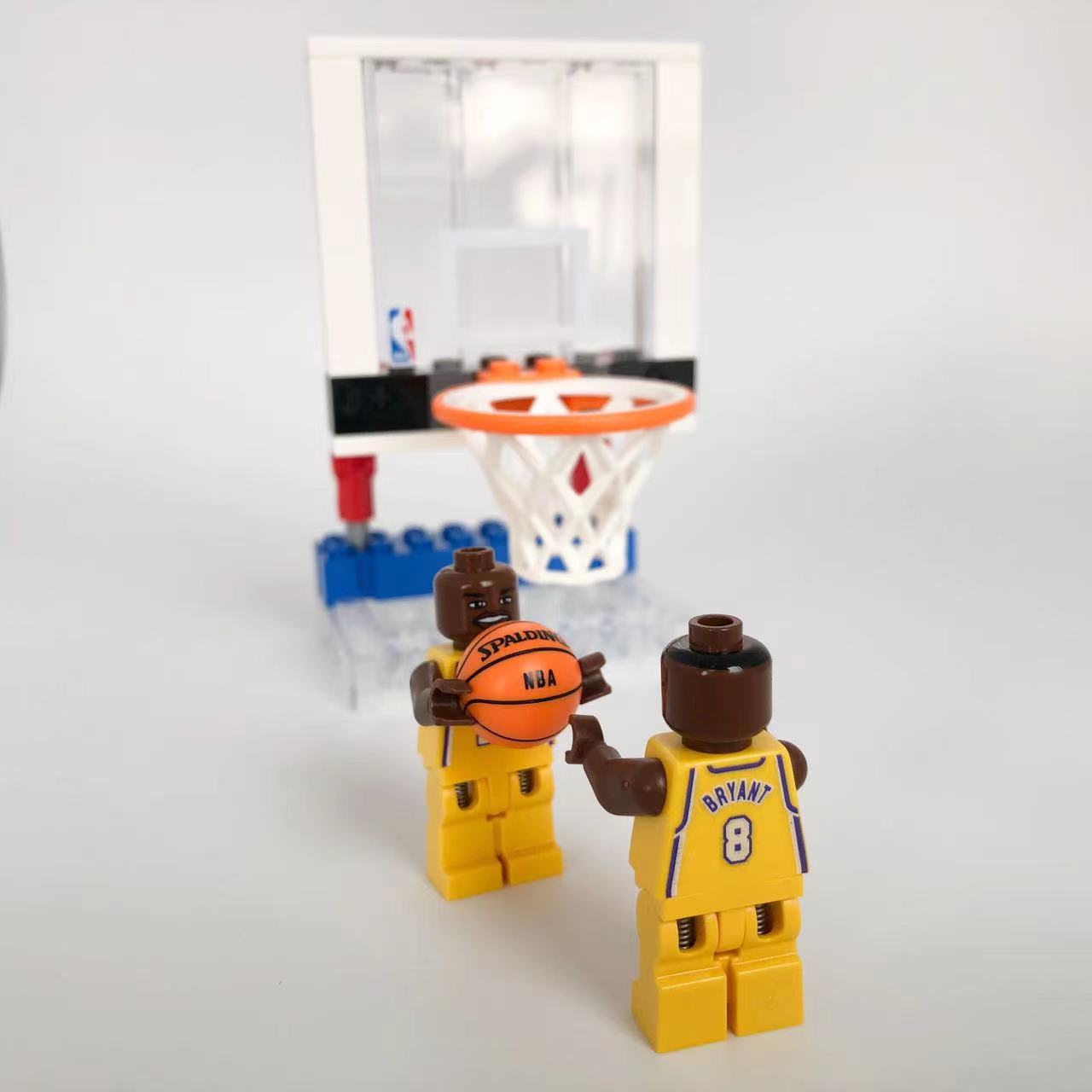 乐高lego 科比 布莱恩特 nba001 弹簧腿 nba系列 人仔 3500 3563
