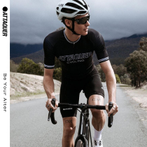 Allday all-weather series cycling shirt Black cycling suit Spring and summer short sleeve road bike Australian kid head jersey
