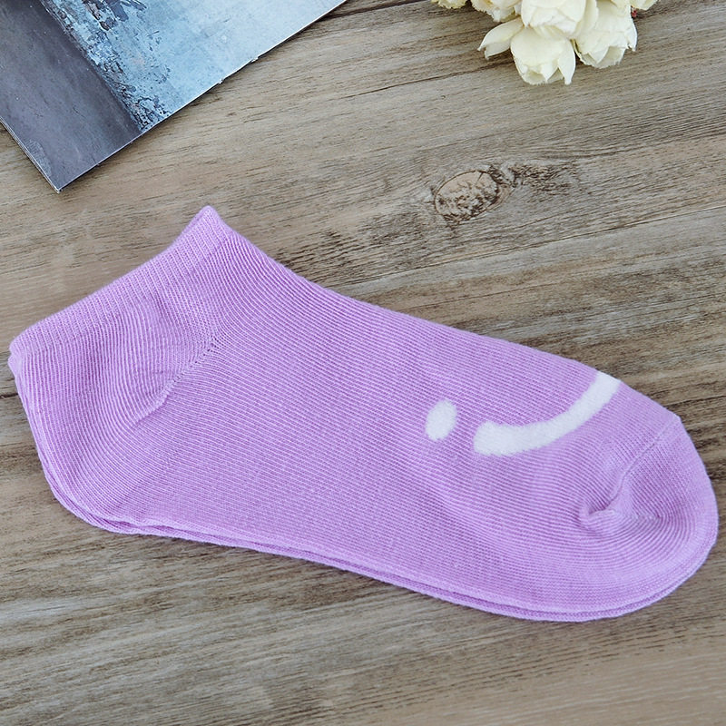 夏季薄款少女士糖果色纯棉质吸汗防臭短袜子女学生透气隐形船袜