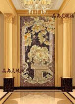 Shanghai Art Glass Xuanguan Deep Sculpture Gold Leaf Eu Style Aisle Background Upscale Background Grapes Steel Vinification