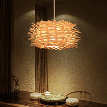 Japanese chandelier Zen Rattan lamp Aisle Corridor Bedside Tea room Tatami Rattan lamp Restaurant Chinese small chandelier