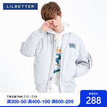 Lilbetter bomber jacket Cotton jacket mens thickened warm coat short casual mens winter jacket LB