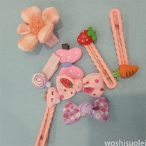 New accessories decorated cute creative hair clip Liu sea clip cartoon combination 3a045