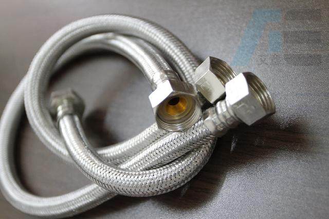 铜扣铜芯 防爆进水软管 不锈钢编制软管 三元内管 软连接 进水管