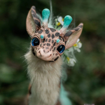 Water Stars Gift official mint giraffe disposable doll artist hand for multicolored optional