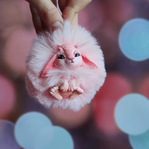 Water Stars gift fox ball BJD Puppet Russian Artist Hands on Palm Doll for Girls and Girls