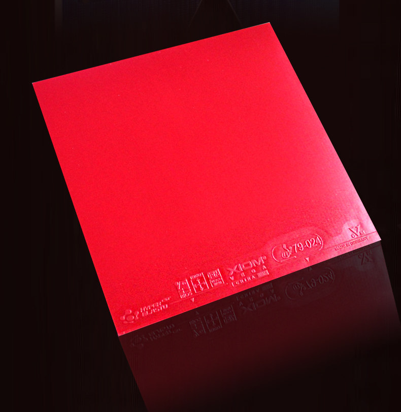 骄猛蓝v快攻弧圈型乒乓球拍胶皮 xiom唯佳中国乒乓球底板反胶套胶_7折