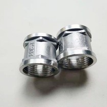 Hot-selling plumbing pipe fittings explosion-style inner tooth direct square water pipe joint Stainless steel inner wire pipe solid round straight through