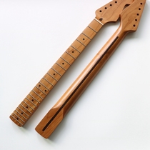 Grilled Maple Wood Retro Integrated Guitits Neck Maple Wood ST Guitar Grilled Maple Neck Tail Cross Screw Adjustment 21
