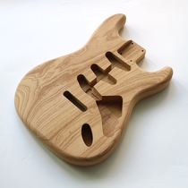 New product Strat organ double parquet electric guitar assembled baking ASH for parquet body semi-finished toasted ASH log