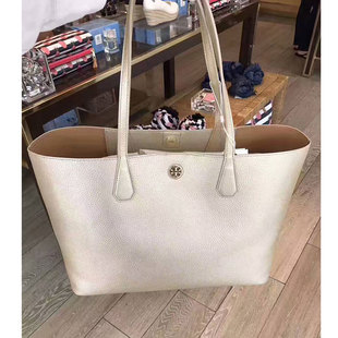 美国直邮 burch tory tb perry tote包敞口托特包牛皮 正品代购