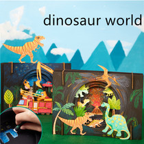 Childrens creative assembly Production DIY Material Package 3D Cubism Artisanal Graffiti Fine Art Painting Suit Gift