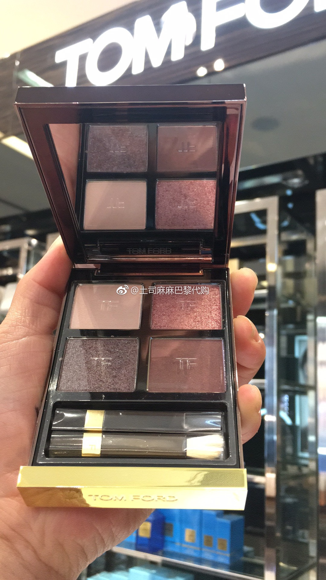 现货!tom ford/tf四色眼影盘04#honeymoon 20# #26#24#25