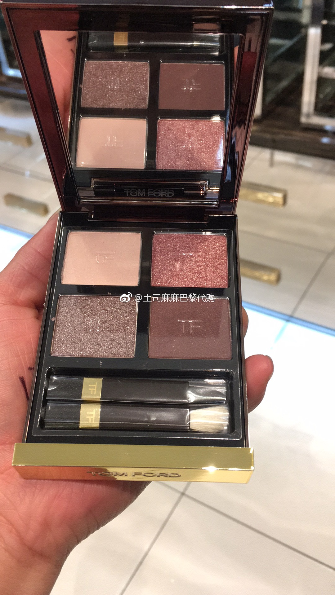 现货!tom ford/tf四色眼影盘04#honeymoon 20# #26#24#25