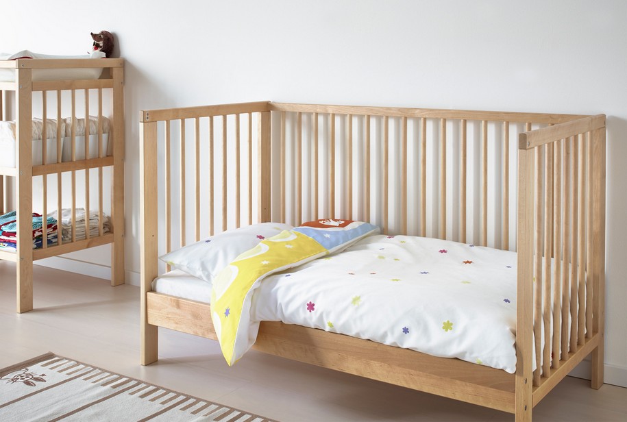怡然宜家◆ikea 古利福 婴儿床(白色/桦木)◆专业宜家代购
