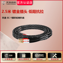 Winner Astronomy SC-1 Silver Ring Snake Fever Hornwire HiFi Audio Line Sonic Line 2 5 meters