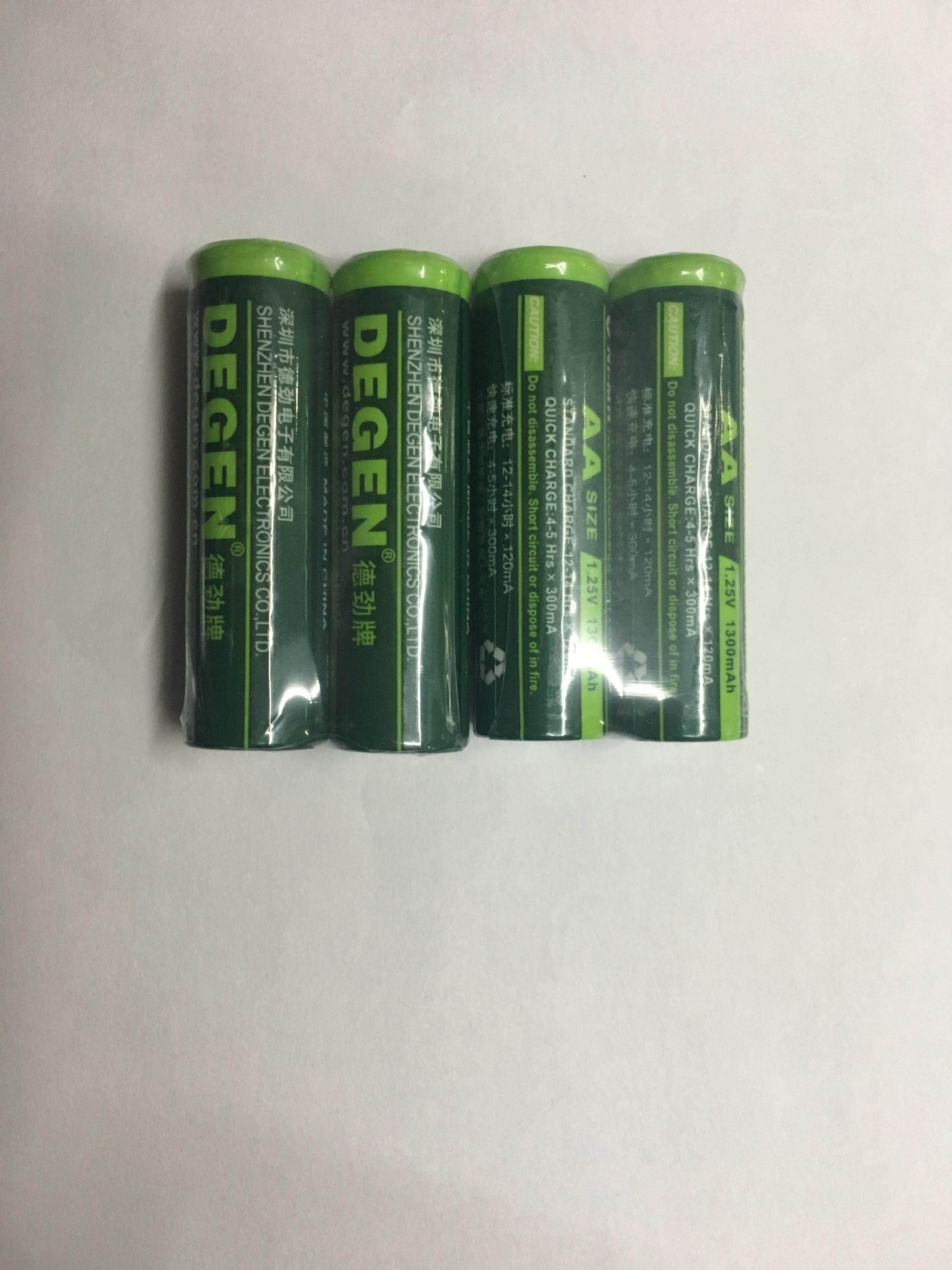 degen/德劲收音机原装正品镍氢电池 aa 5号充电电池 1.