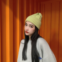 Cap children Winter tidal hair line hat sweet and cute tennis red warm protective ear cover headhat pure color casual knit cap