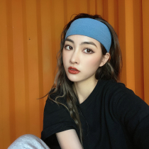 Hair band Girl net Red Korea Wide side headwear Spring summer Chaurette Brief approachable pure color Wash Face Pressure Hair bouquet with high elastic head hoop