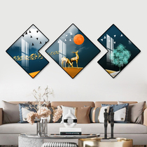 Modern simple living room decoration painting mural hanging painting restaurant wall decoration art painting sofa background wall light luxury style