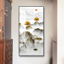 The porch decorative painting at the end of the corridor the new Chinese wall painting the fantasy hanging painting of the hotel celebrity at the entrance