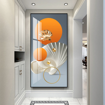 Light luxury wings entrance entrance decorative painting abstract geometric corridor aisle vertical end of the atmosphere bedroom hanging painting