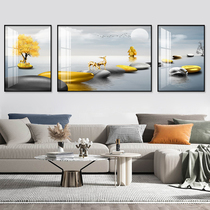 Shinaishuo living room sofa background wall painting modern simple wall decoration painting restaurant atmospheric Crystal porcelain painting hanging painting