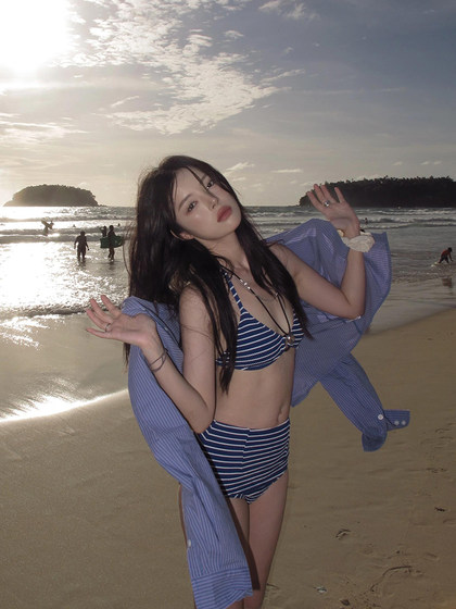 큰 물고기 새 줄무늬 섹시한 작은 가슴 레이스 비키니 하이 허리 덮개 배꼽 슬리밍 스파 휴가 수영복 여성 큰 물고기 새 줄무늬 섹시한 작은 가슴 레이스 비키니 하이 허리 덮개 배꼽 슬리밍 스파 휴가 수영복 여성