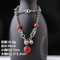 * A small number of spot 2 26 Number of straight podcast upper shelves limited amount Yan song necklace 925 silver South red collarbone chain