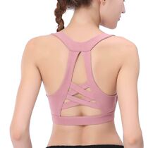 New Cross-border Sports Bra Shockproof Gather Yoga Fitness Crossover Beautiful Back Yoga Sports Vest Underwear 2021