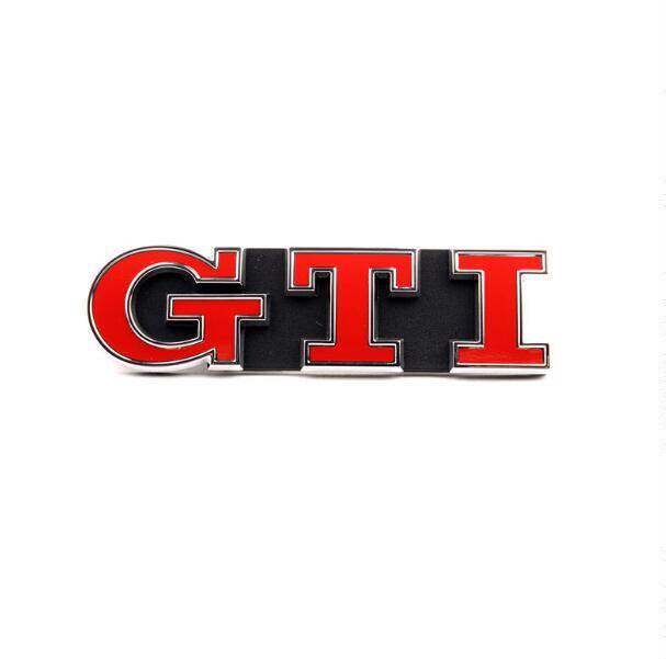 德国大众原装 高尔夫7gti 红色中网标gti后标 旋风红原装正品标志