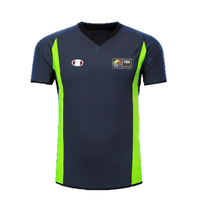 2020-2021 season new dark gray and green basketball referee uniform top free whistle slim style