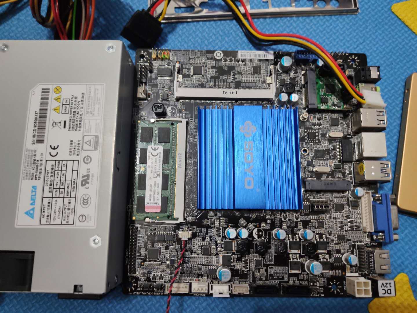 sythinn3160四核迷你itx工控一体机主板工控主机lvdscomj1900