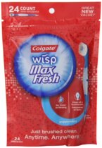 Spot * American Colgate Colgate Wisp mini toothbrush-mint flavor 24