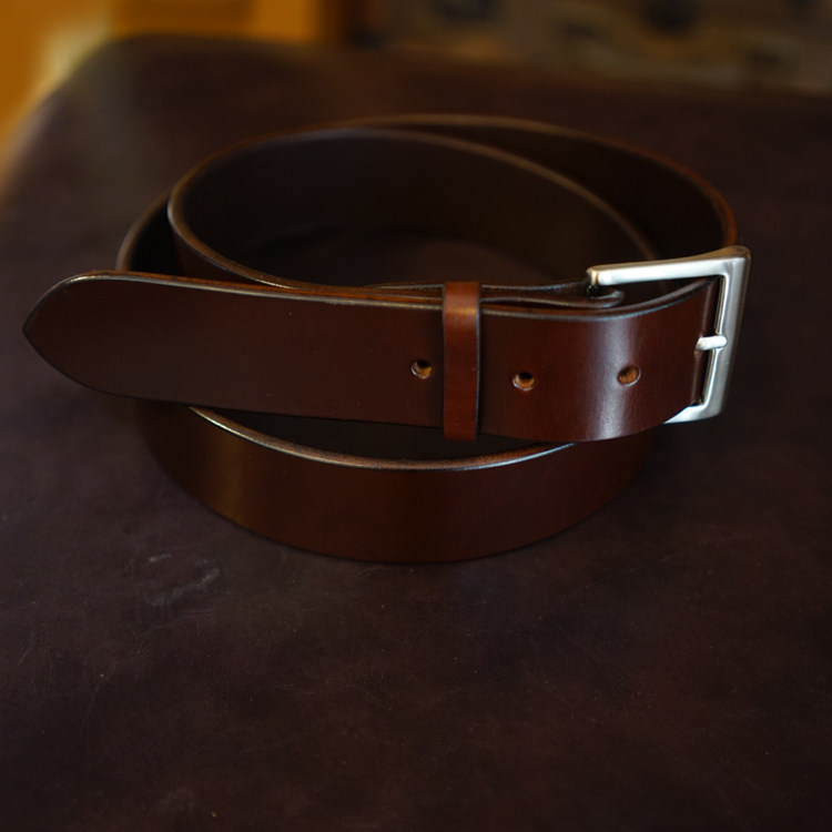 英国进口马缰革腰带 岩屋手造手工皮带je马具皮皮带